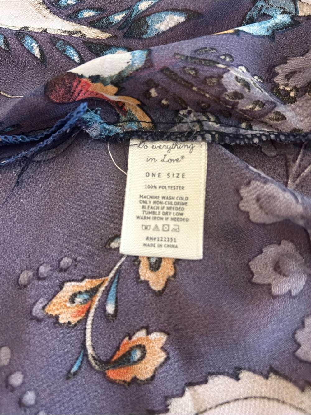 Floral Sheer Kimono (sold at Anthropologie) One Size - Picture 6 of 12
